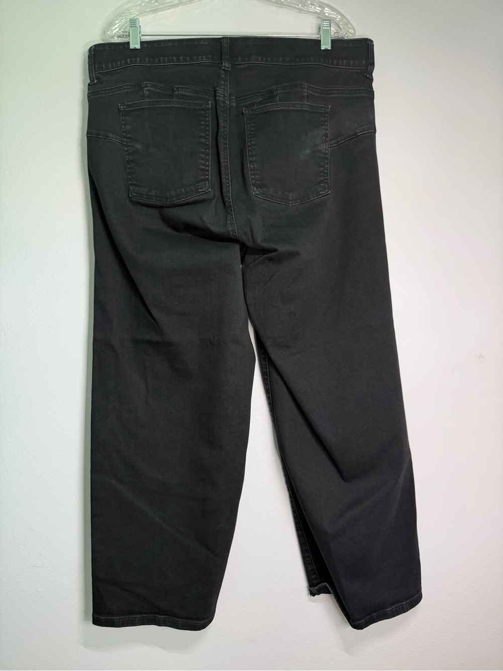 Torrid Bombshell Wide Leg Super Soft High Rise Jeans Black 18 Short - Picture 3 of 6